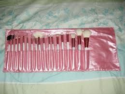 Kit de pincéis rosa