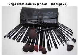 Kit de pincéis preto