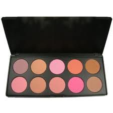Paleta de Blush com 10 cores
